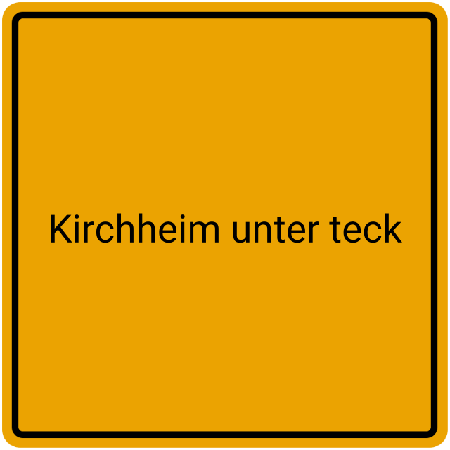 Meldebestätigung Kirchheim unter Teck
